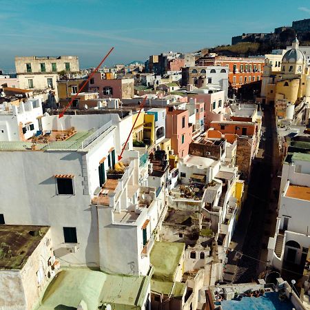 Апартаменты Torretta Corricella- Punta Pizzaco Прочида Экстерьер фото
